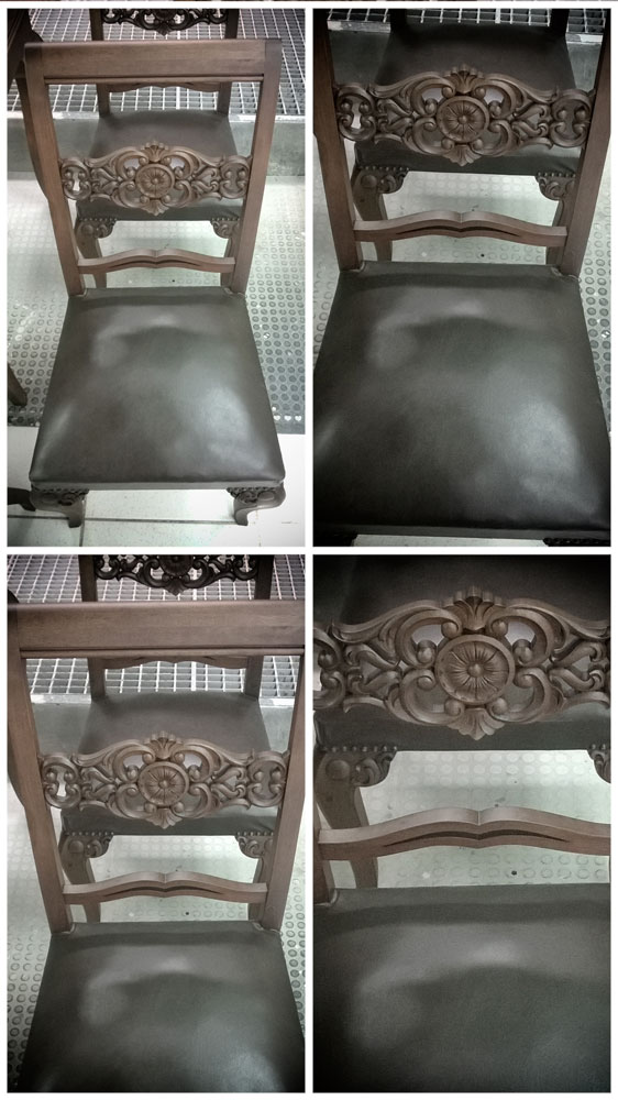 αναπαλαίωση καρέκλας με λούστρο ματ